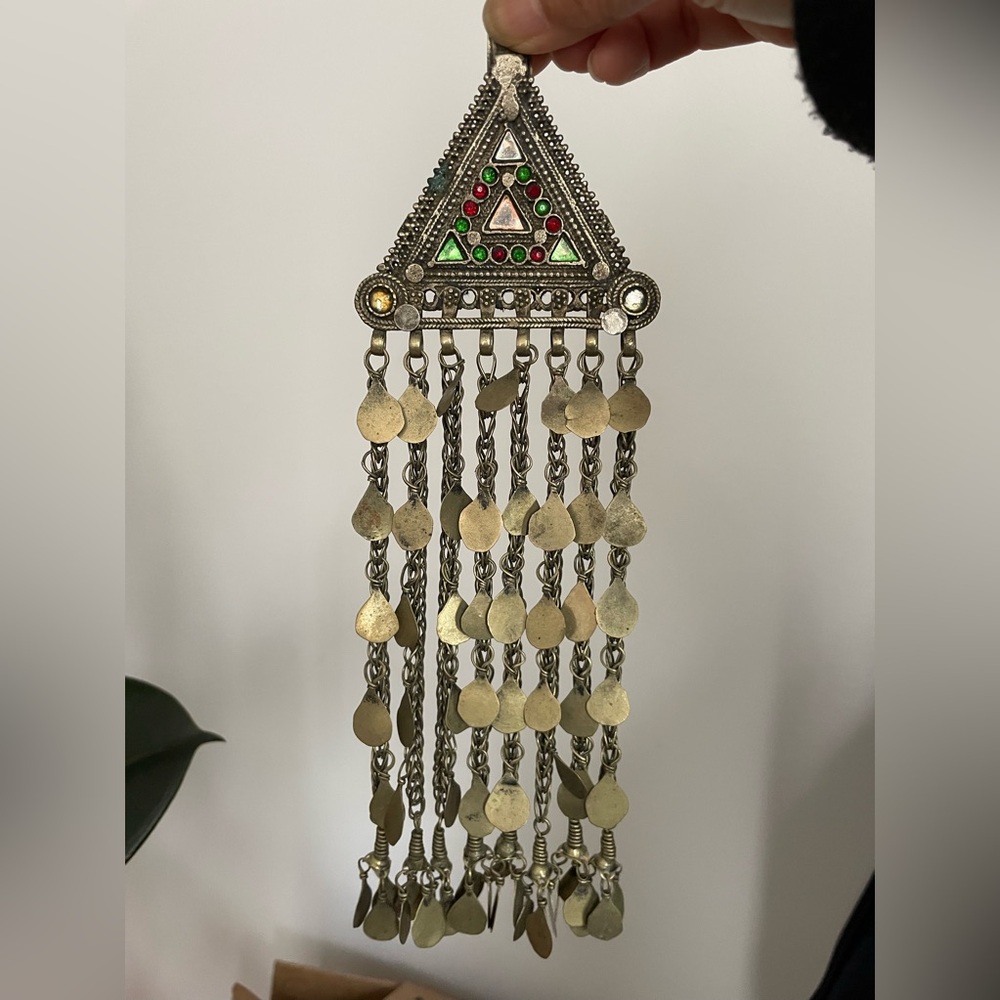 Vintage Kuchi Afghan tribal jewelry